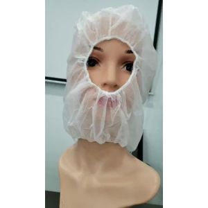 Cheap S&amp;J Disposable face hood cover non-woven astronaut caps disposable space cap medical surgical consumables supplier Xiantao SJ for sale
