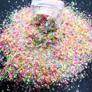 1KG Min Order Custom Polyester Christmas Confetti Glitter Shape for Ramadan