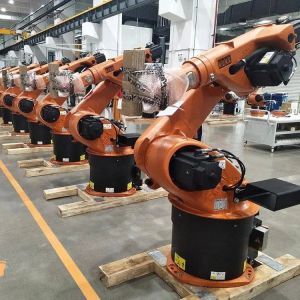 Kuka Welding Robot Arm KR16 R1610 With Schunk Robotic Gripper For Automation