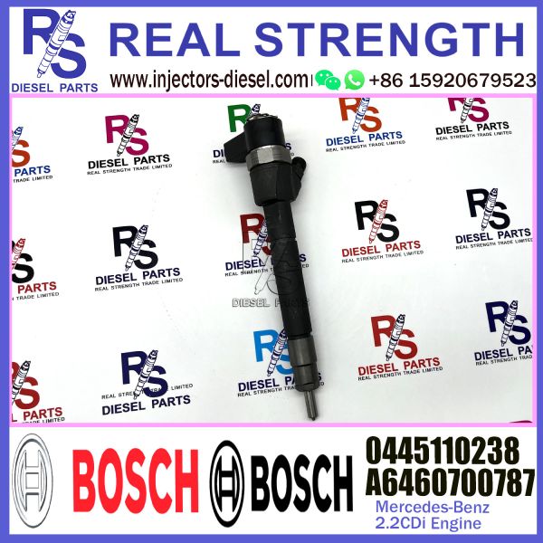 Quality BOSCH injection 0445110237 Diesel Fuel Common Rail Injector 0445110238 A6460700787 For Mercedes-Benz 2.2CDI Engine wholesale