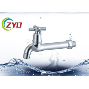 Mental / Plastic Bibcock Taps Chrome Plated Surface -20℃ - 120℃ Work Temperature