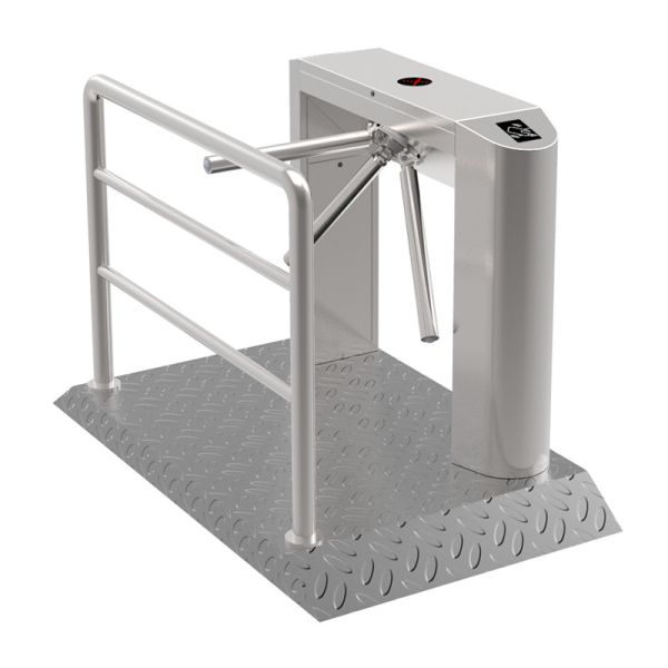 RFID Reader Automatic Tripod Tunrstile Aluminum Base Plate Pedestrian Access