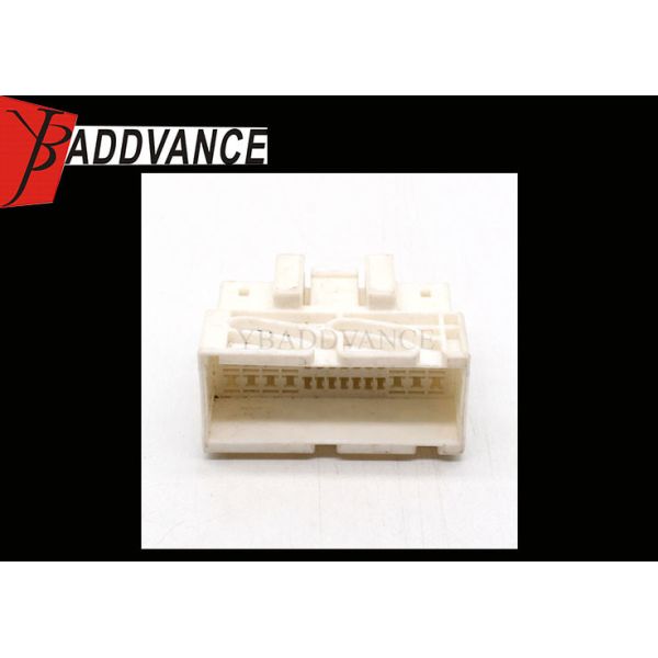 Quality White Color 42 Way Plastic Electrical PBT Female Connector With Terminals For Cable wholesale