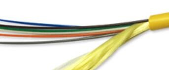 Quality SM Soft Indoor Optical Cable OD 4.5mm GJFJV-6B1 9/125 Yellow Color 6 Core wholesale