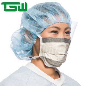 Non Sterile 3 Ply Nonwoven Face Mask With Eyes Shield
