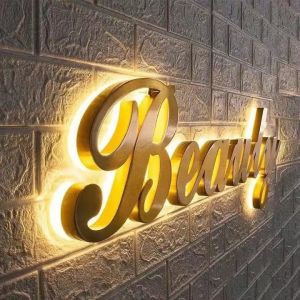 Outdoor Store Letter Sign Led Acrylic Custom Sign Illuminated Channel Letters