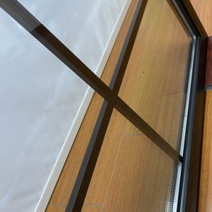 Multi Point Locking System Aluminum Fixed Window 1.2mm Sound Proof Double