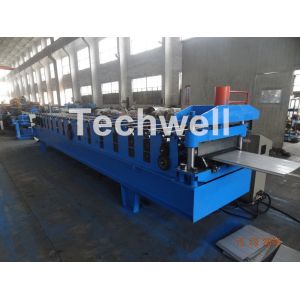 Reasonable Cold Roll Forming Machine For PU Roof Panels , PPGI Galvanized Steel
