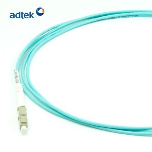 LC To LC Fiber Patch Cable Multimode Duplex OM3 / OM4 MM Fiber 2 Cores