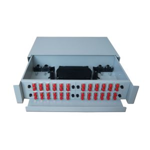 48FO FTTH Patch Panel ODF 19'' 2U Sliding SC For CATV