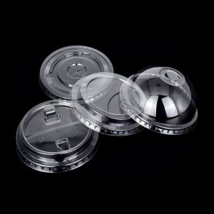 China Eco Friendly Plastic Cup Lids 90mm 93mm 95mm 98mm For Coffee Juice Tea on sale