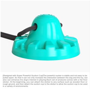 Food Dispensing Function Dog Interactive Pet Toys 40CM Stronger Suction OEM With