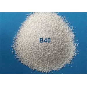 Cheap Low Breakdown Rate Ceramic Bead Blasting Media For Metal Surface Finish for sale