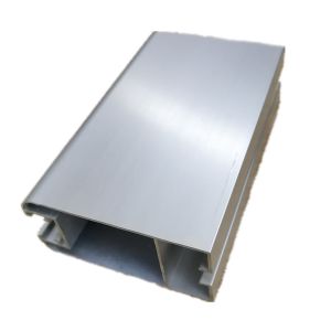 China Rectangle 6m 6063 Silver Anodized Aluminum Profiles on sale
