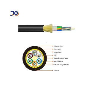 Self-Supporting ADSS Fiber Optic Cable 24 48 Core Fiber Cable For Overhead