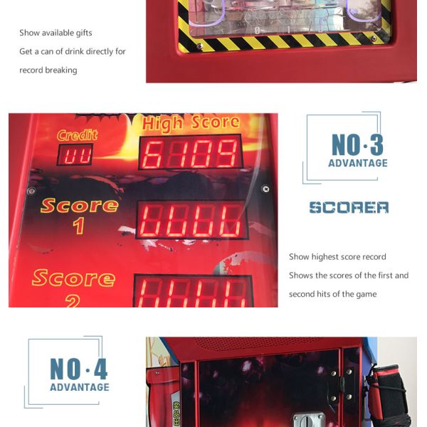 Hot Sale Ultimate Big Punch Boxing Arcade Machine Made In China