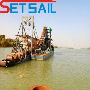4kw X 3-10kw X3 Multi-Function Chain Bucket Mining Dredger for River Sand and