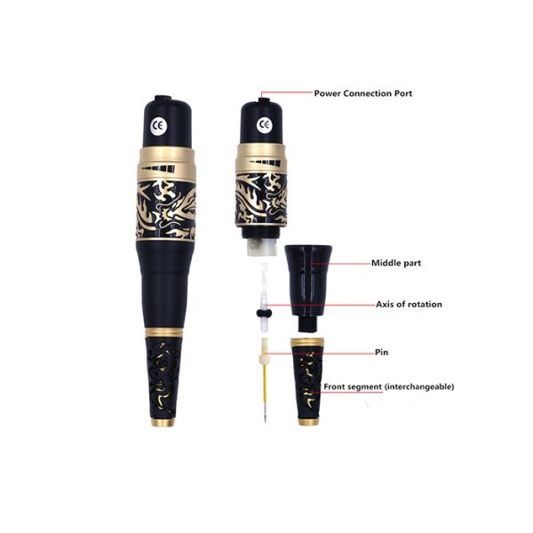1R Gold Dragon Permanent Makeup Machine For Eyebrow