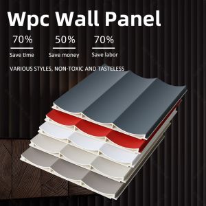 Antibacterial WPC Wood Panel Wood Plastic Composite Cladding Wall Panel