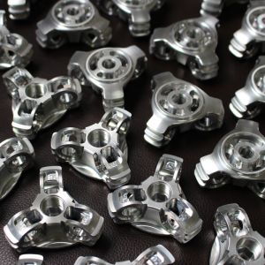 Mechanical CNC Aluminum Machining Parts High Precision Anodizing Silver Surface