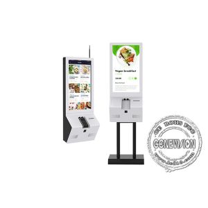 China 32 Inch PC I3 I5 Self Service Ordering Kiosk With Thermal Printer on sale China 32 Inch PC I3 I5 Self Service Ordering Kiosk With Thermal Printer on sale