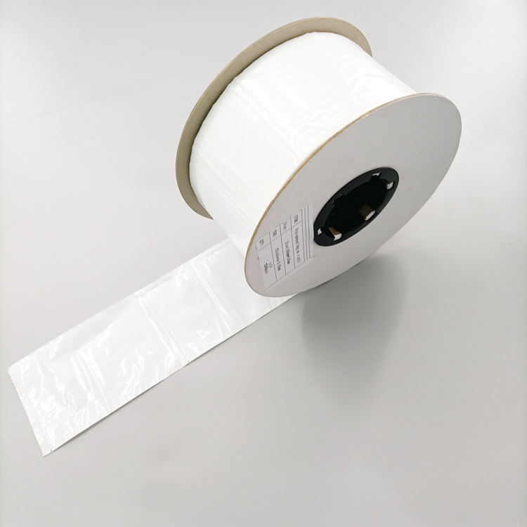 China Custom White Automatic Roll Packaged Clear Plastic Garment Bags on sale