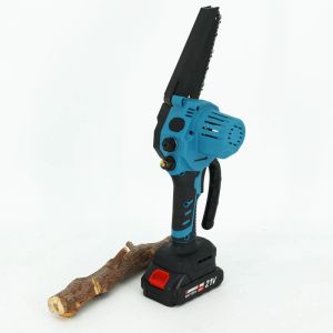 China 6'' Rechargeable Mini Wood Cutting 21V Lithium Chain Saws Portable Cordless Battery on sale