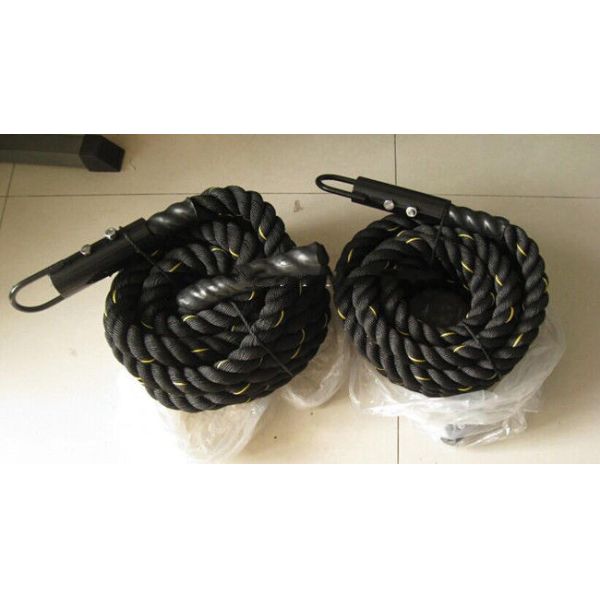 Colored Gymnastics Climbing Rope , Fitness Climbing Rope With Powder Coated