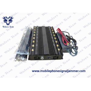 Full Bands GPS Signal Blocker , Remote Control Mobile phone Signal Jammer