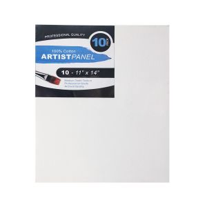 Pre Primed Blank Canvas Panels Art Supplies Cradled 100% Cotton Paint Canvas