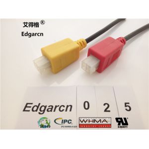 Pvc Material Molex Micro Fit , Customized Size Overmolded Molex Mini Fit Jr