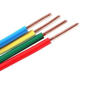 22AWG 18AWG Solid Wires H07V-U PVC Insulated Electrical Wire Cable for Building