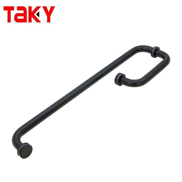 High Quality G shape Stainless Steel Glass Door Handle Hotel Bathrooms Handle