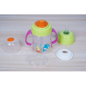Non Spill 2 In 1 BPA Free 6 Month 6 Ounce Baby Sippy Cup