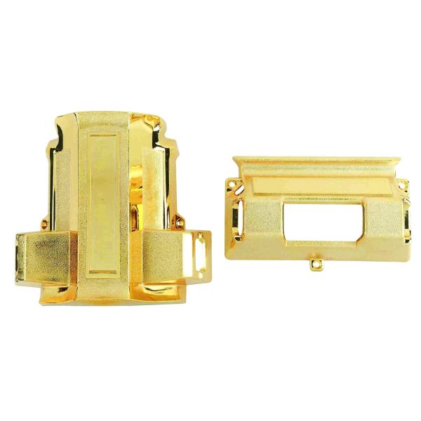 Quality ABS Virgin Coffin Corner American Style High Durability With Gold Plating wholesale