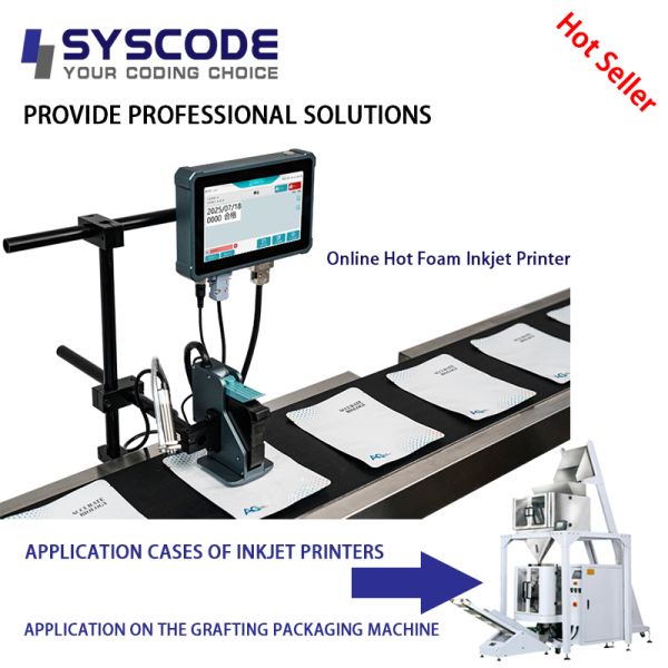 Cheap Syscode H200 GMP-compliant printer for expiry dates, batch numbers, and serialization on medicine packaging. Ensures full traceability. for sale