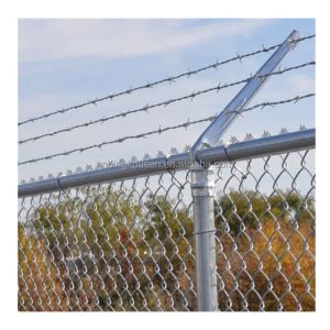 China Customized Galvanized 10ft Chain Link Fence Wire Stock PVC Coated with Steel Material on sale