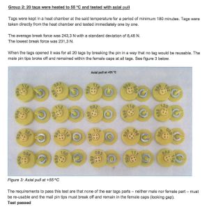 FULL ICAR Unshared ICAR Code Electronic Ear Tags For Animal Identification With