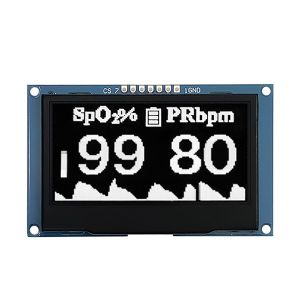 2.42-Inch 128x64 Dots OLED Display Module With SPI Interface And White & Blue