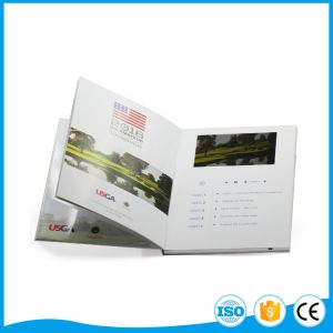 7 Inch Tft Color Screen Lcd Video Business Cards / Video Booklets Built In
