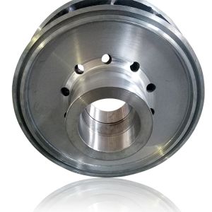 Polished Hydro Turbine Runner Custom Blades Adjustable Blade Type Open or Closed