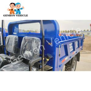 60km Genron 5 Tons Diesel Tricycle With Rear Axle Drive