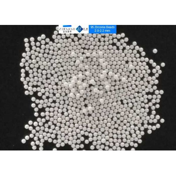 Quality 0.1 - 50mm Zirconia Grinding Media 3.7g / cm3 Bulk Density For Non - Metallic Mineral wholesale