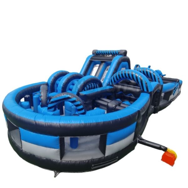 Custom Inflatable Worm Tunnel Obstacle Course for Christmas By Sea Shipping