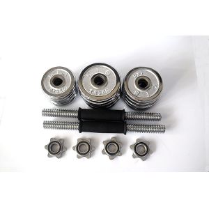 10kg 15kg 20kg 30kg 40kg 50kg cast iron adjustable electroplated dumbbell for