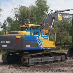 EC120D 140D 200D 210D 220D Excavator Front Windshield Excavator Door And Window