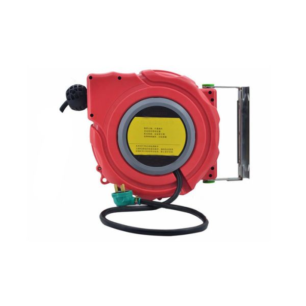 Quality Adjustable Gardening Machines Retractable Extension Cord Reel Roller With PP Case wholesale