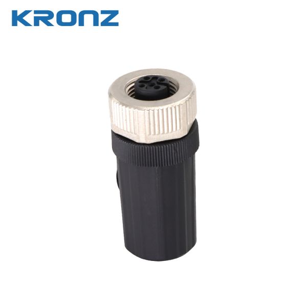 M12 Circular Connector for Heavy-Duty Applications Rated Current 2A Waterproof