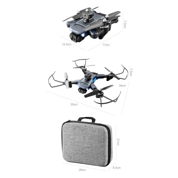 Smart GPS Optical Flow Quadcopter Drone with Obstacle Avoidance and Image Transmission Distance of 200M
