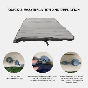 30D Stretch Self Inflating Sleeping Pad Composite TPU Double Inflatable Camping